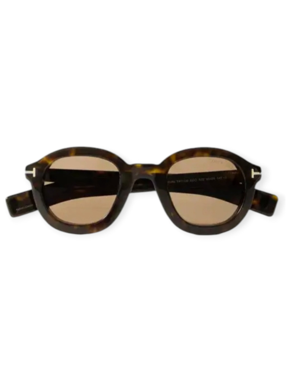 Tom Ford Raffa Sunglasses Round-Frame Tortoiseshell Acetate NWT with Case $520 - Picture 5 of 6